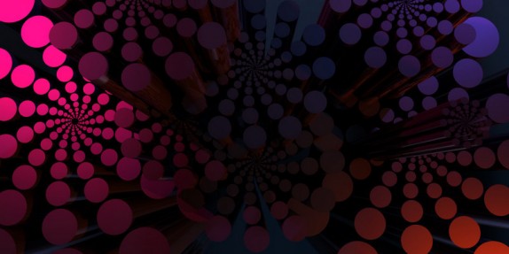3D tapety a obrazy na zeď (multidots-dark01.jpg)